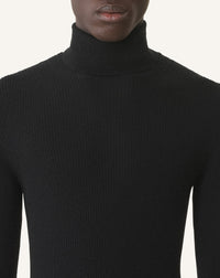 Pull col roulé - Noir