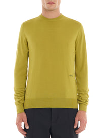 Merinos crew neck - Vert absinthe