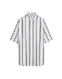 Chemise oversize à rayures - Multicolore