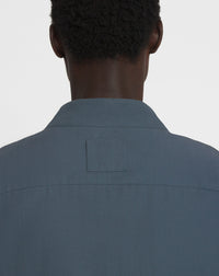Blouse à col lavallière - Acier