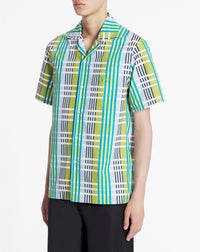 Chemise Bowling imprimée - Perruche