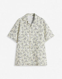 Chemise bowling imprimée - Lin
