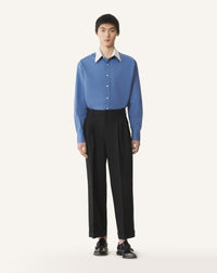 Chemise ample - Bleu jeanne