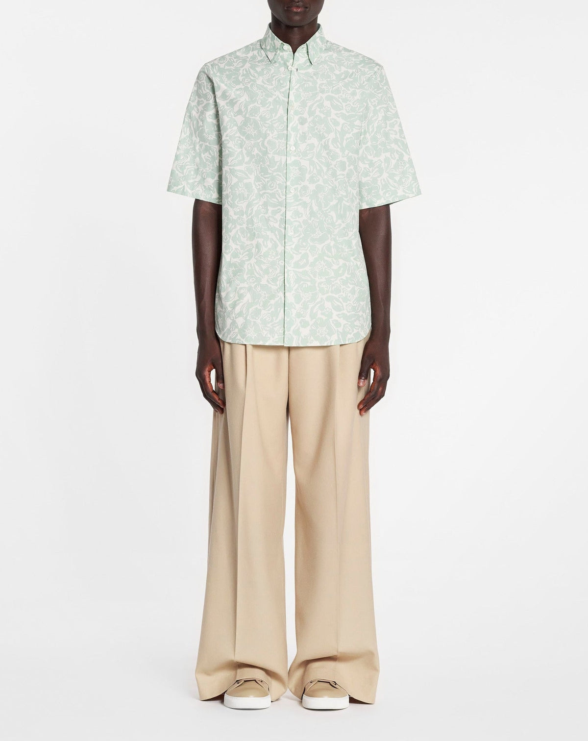 Chemise imprimée - Sauge