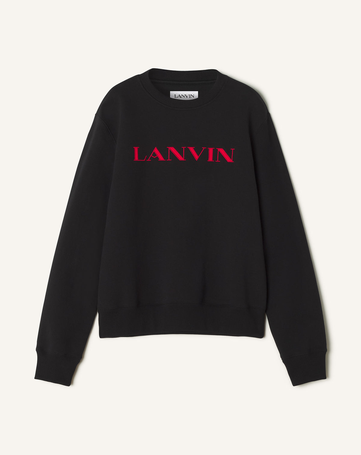 Sweatshirt logo lanvin - Noir