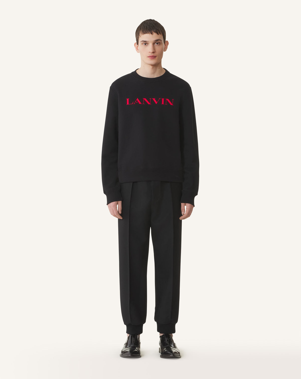 Sweatshirt logo lanvin - Noir