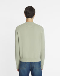 Sweatshirt logo manuscrit débossé - Lin