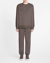 Sweat-shirt brodé Lanvin Curb - Ombre