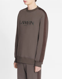 Sweat-shirt brodé Lanvin Curb - Ombre