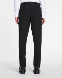 Pantalon cigarette en laine - Noir