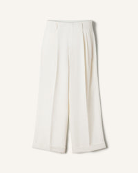 Pantalon 3 plis - Ecru