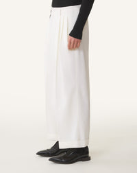 Pantalon 3 plis - Ecru