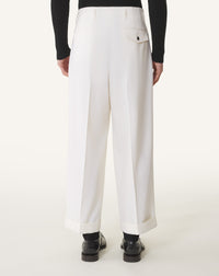 Pantalon 3 plis - Ecru