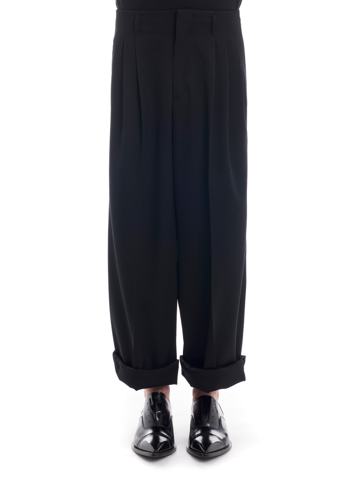Pantalon 3 plis - Noir