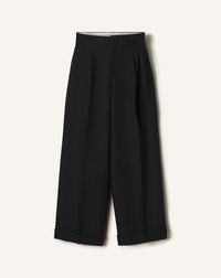 Pantalon 3 plis - Noir