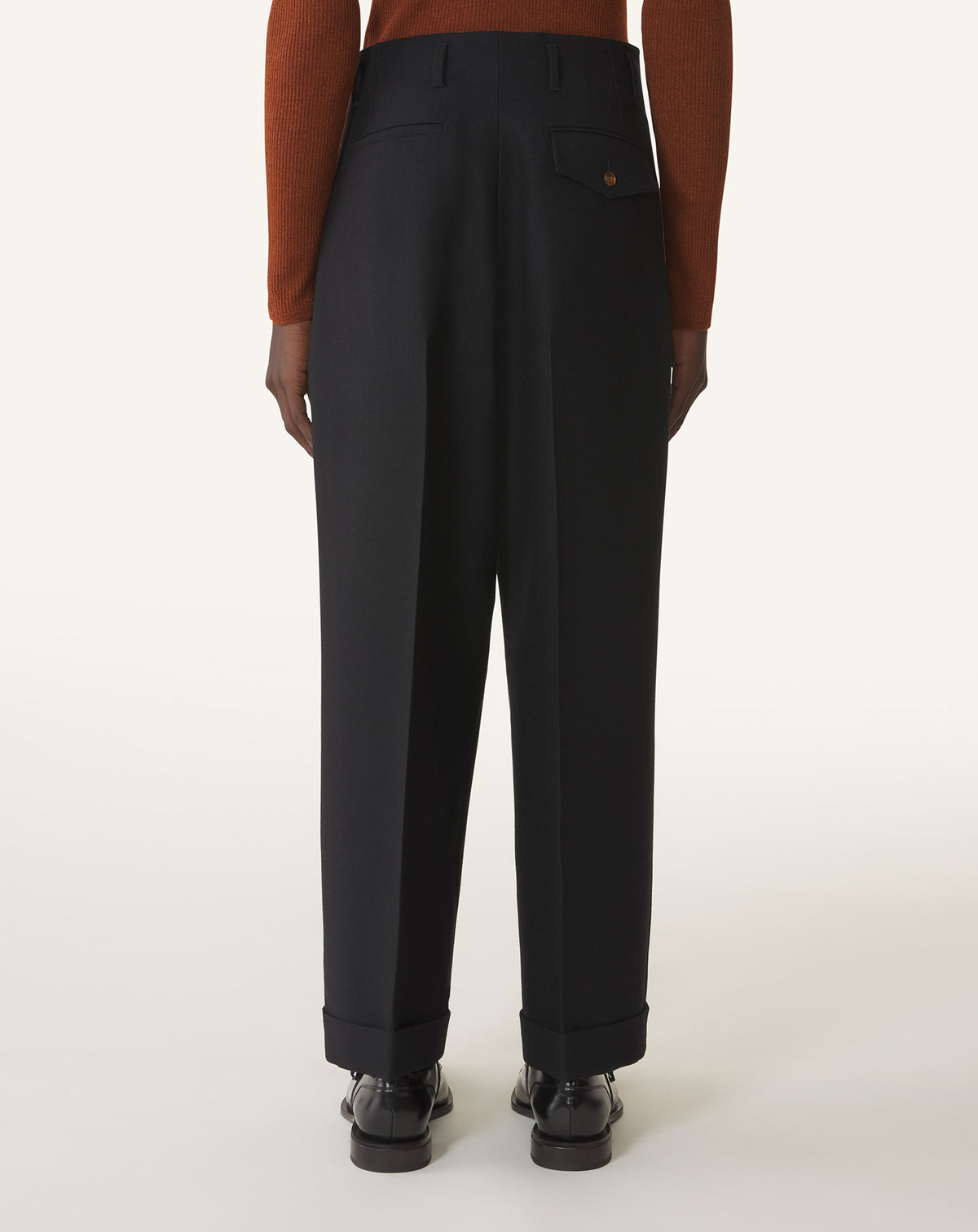 Pantalon 3 plis - Noir