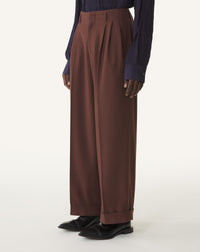 Pantalon 3 plis - Mocca
