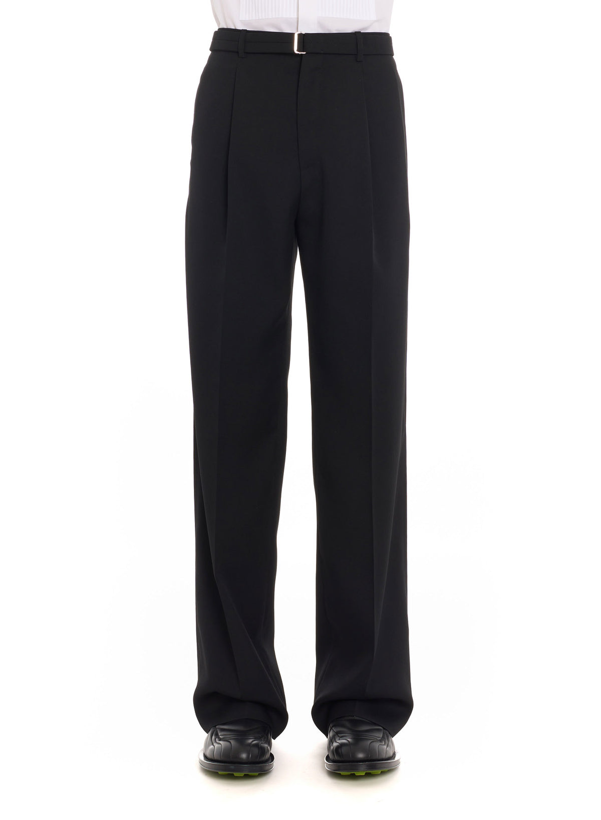 ZZNO STOCK NOIR WIDE LEG TROUSERS