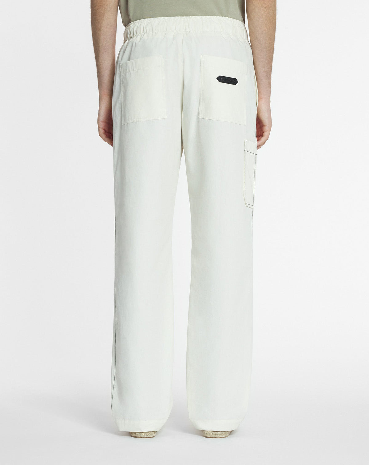 Pantalon décontracté - Blanc casse