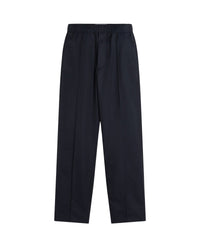 Pantalon taille élastiquée - Bleu marine