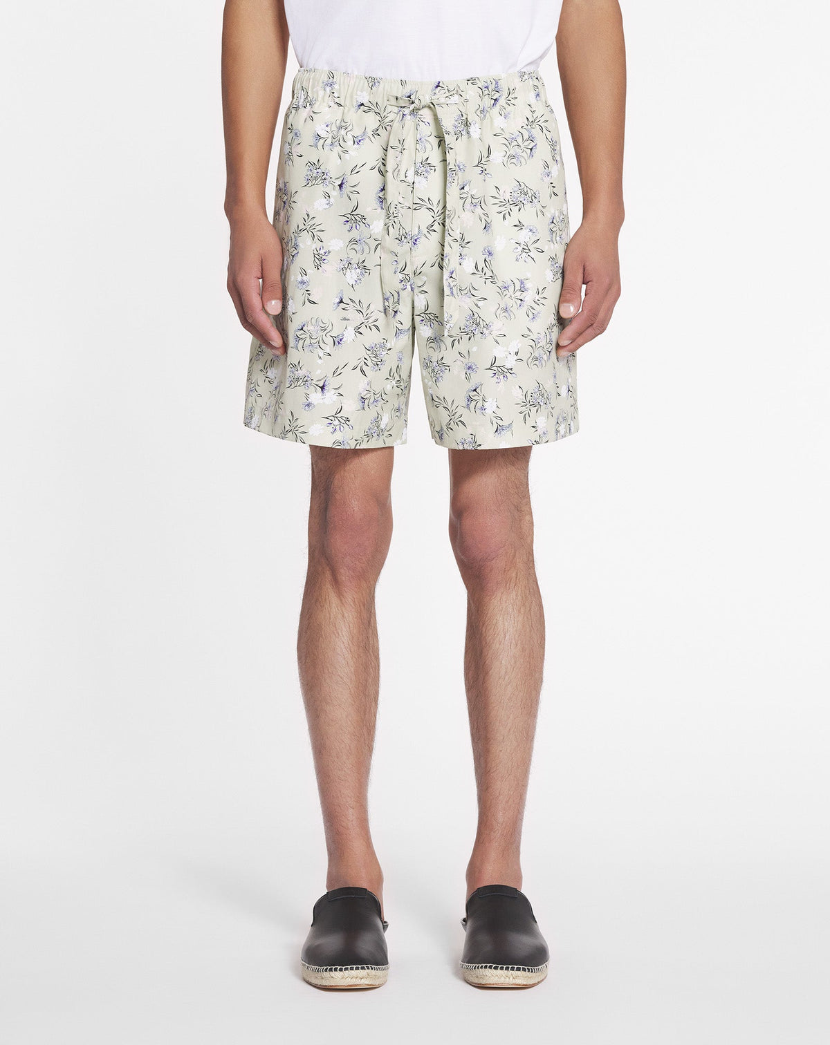 Short décontracté imprimé - Lin