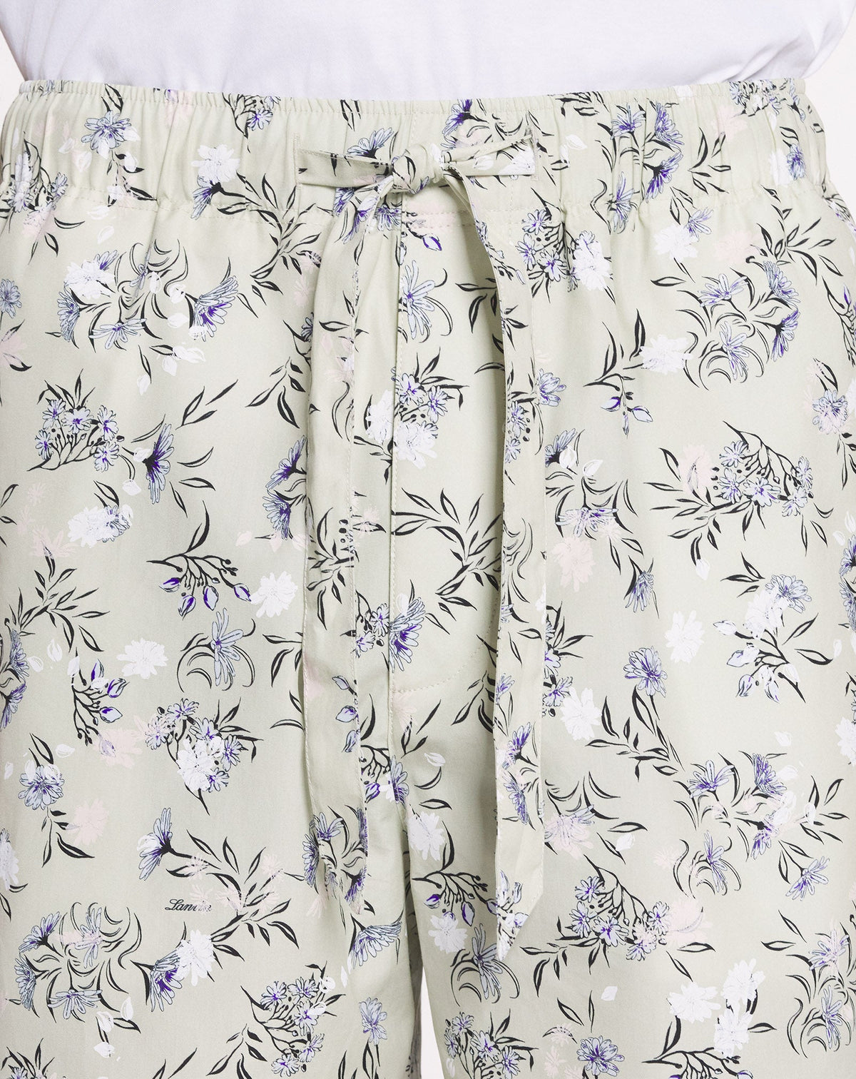 Short décontracté imprimé - Lin
