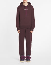 Pantalon de jogging Curb logo mohair - Bordeaux