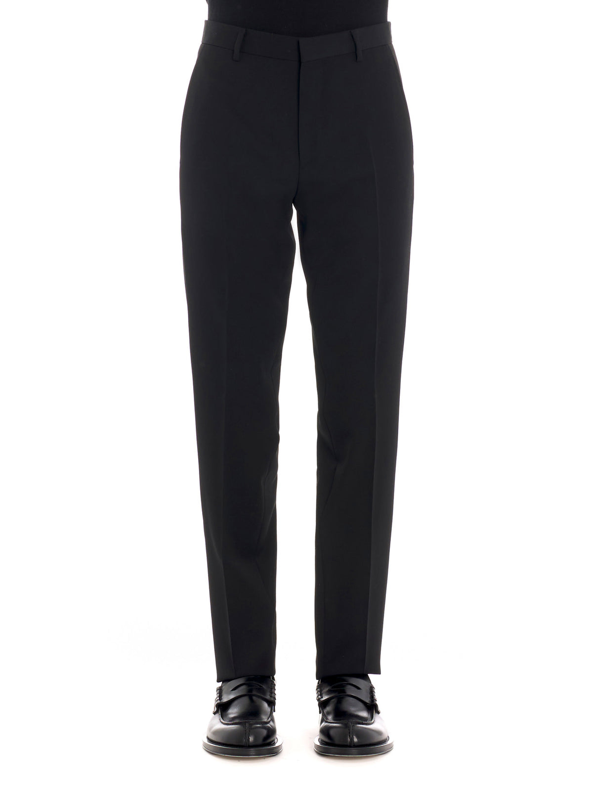 ZZNO STOCK NOIR TUXEDO CIGARETTE TROUSERS