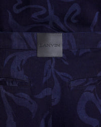 Short motif abstrait - Bleu Marine
