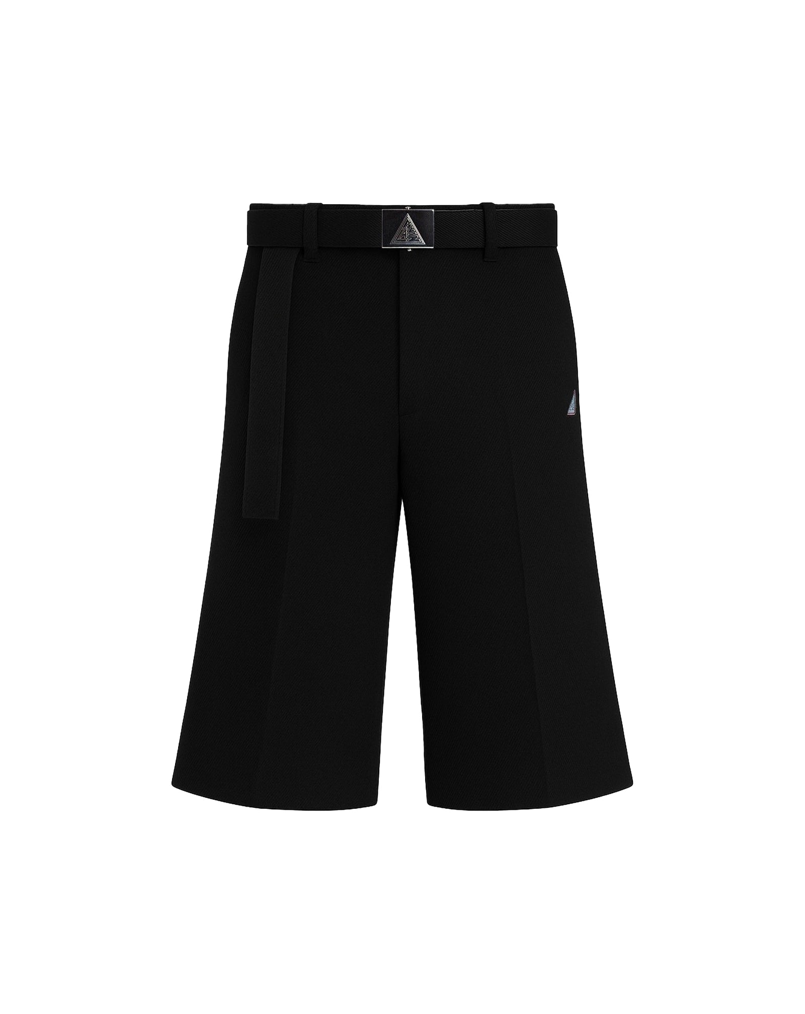 Short avec ceinture - Noir