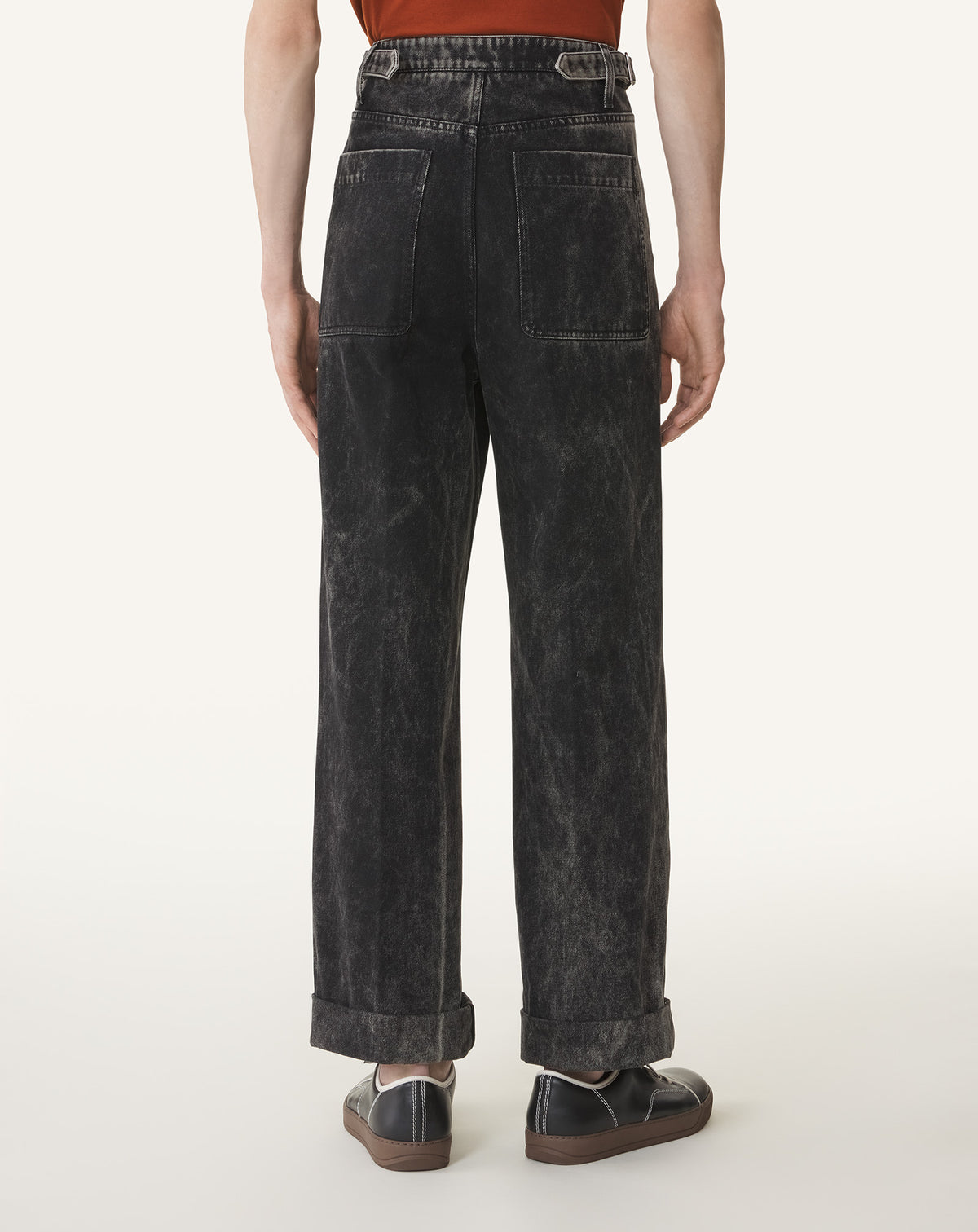 Pantalon chino en denim - Noir