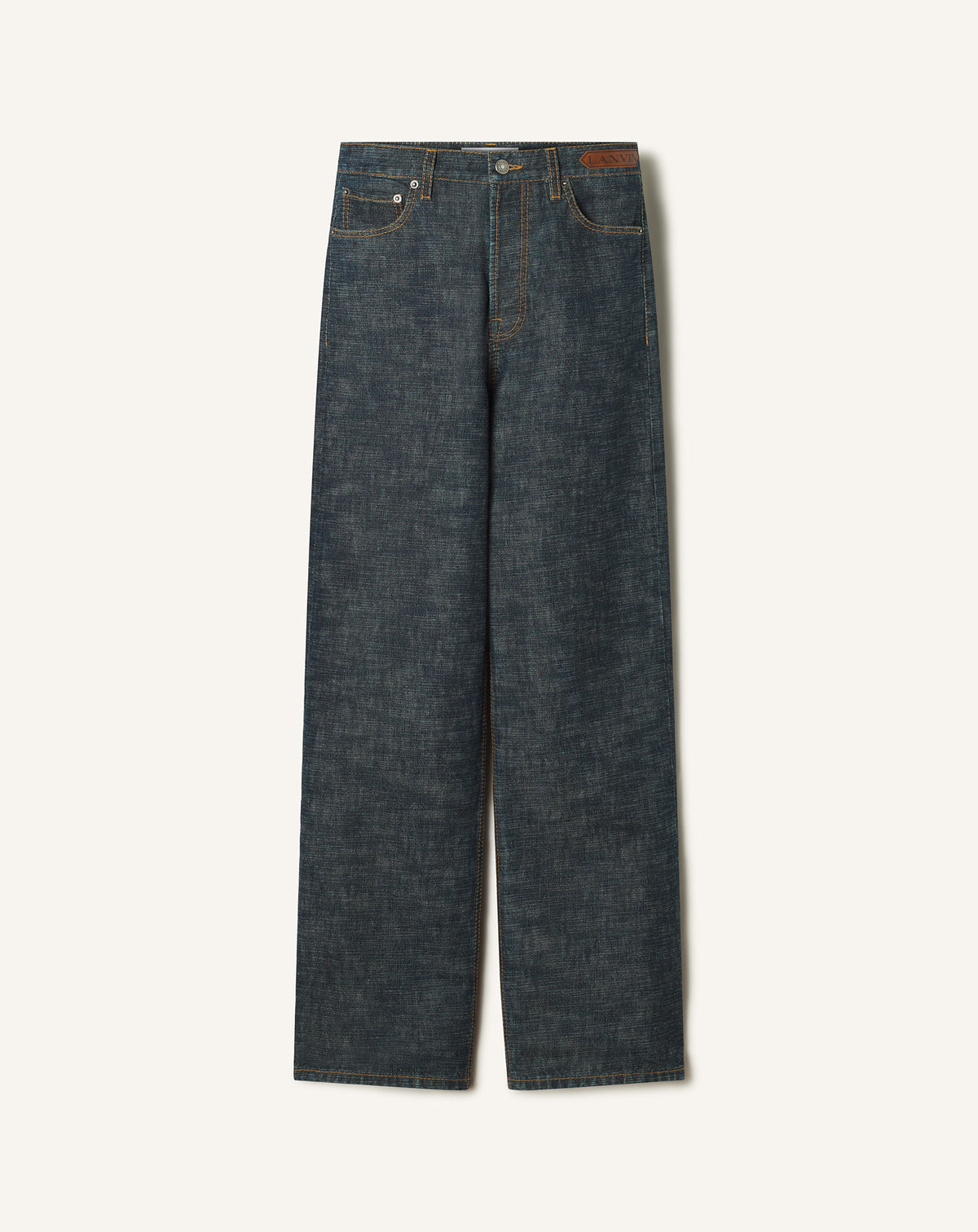 Pantalon baggy en denim - Bleu marine