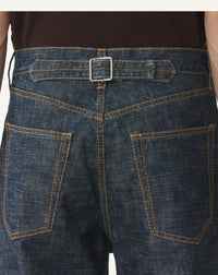 Pantalon baggy en denim - Bleu marine