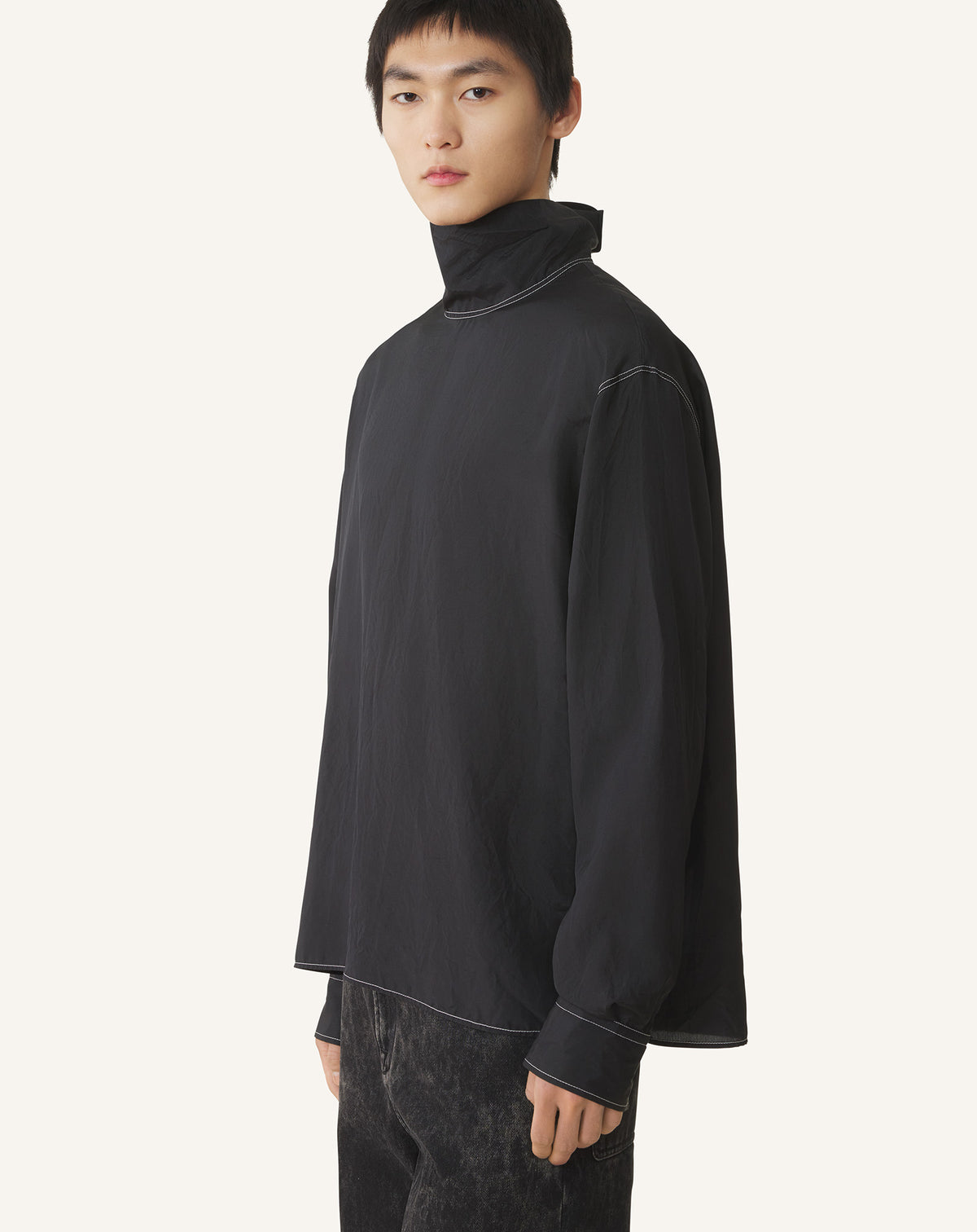 Haut col montant - Noir