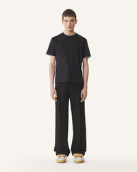 T-shirt détail soie - Noir