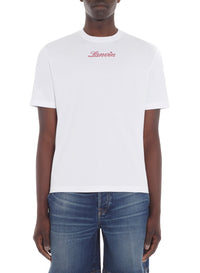 ZZNO STOCK BLANC OPTIQUE T-SHIRT LOGO MANUSCRIT BOUCLETTE