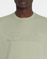 ZZNO STOCK LIN T-SHIRT LOGO MANUSCRIT DÉBOSSÉ
