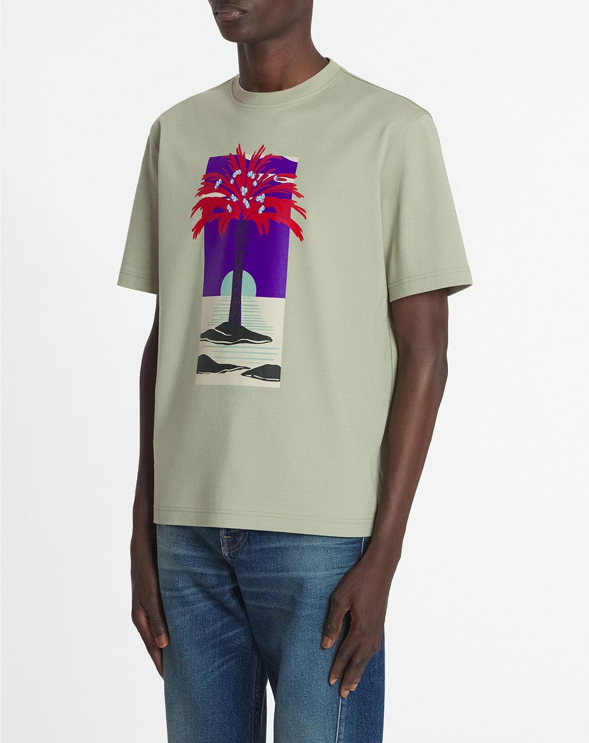 T-shirt imprimé - Lin