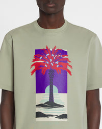 T-shirt imprimé - Lin