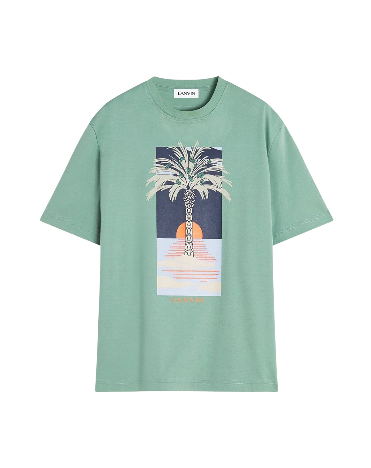 T-shirt imprimé - Vert de Gris