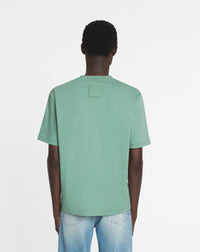 T-shirt lanvin lacet curb - Vert de gris