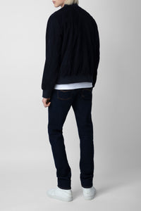Blouson Larson en cuir - Encre