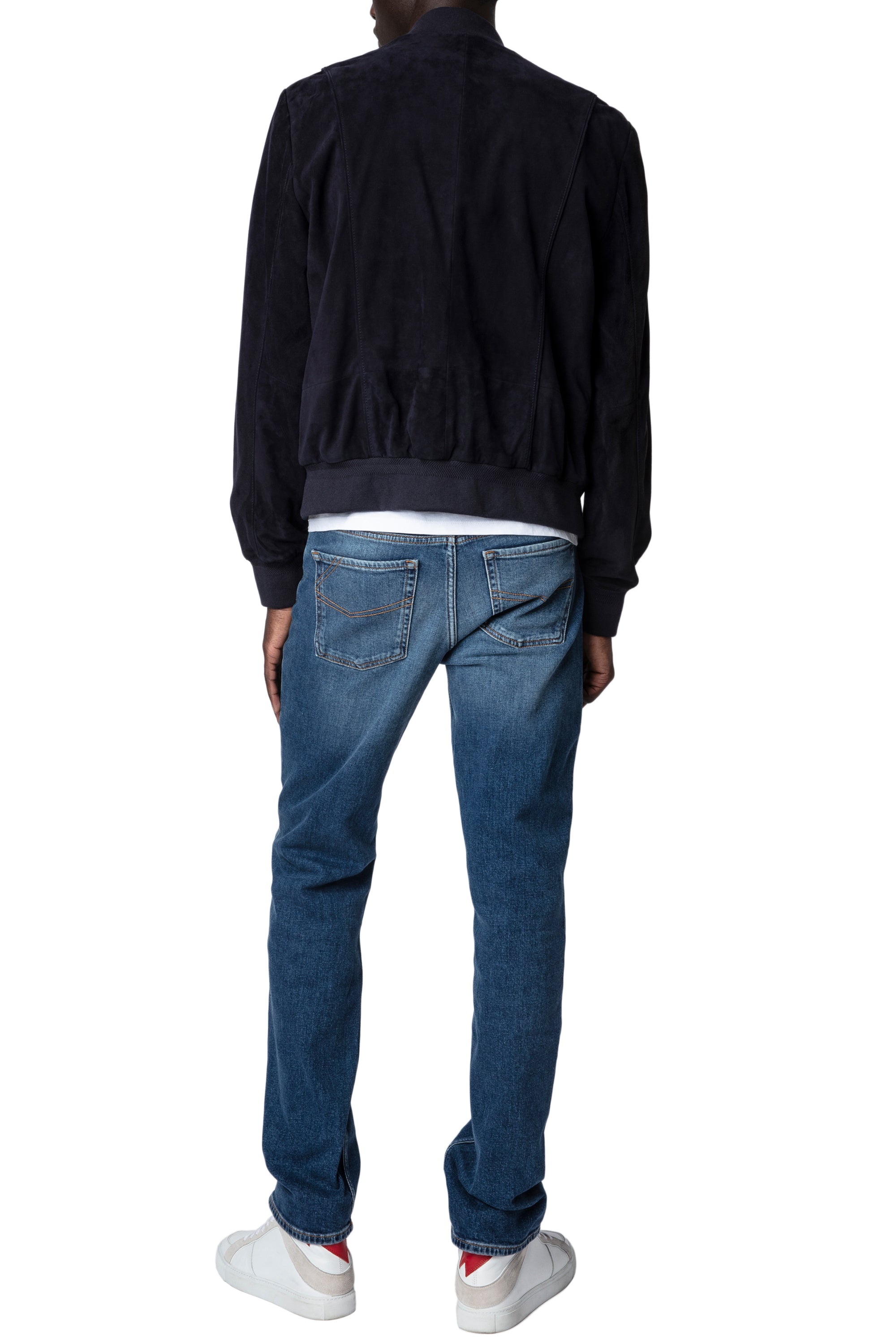 Blouson Larson en cuir - Encre