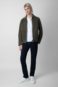 ZHORS LIGNE KAKI LEAN SUEDE