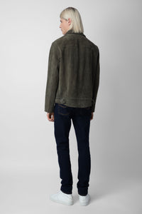 ZHORS LIGNE KAKI LEAN SUEDE