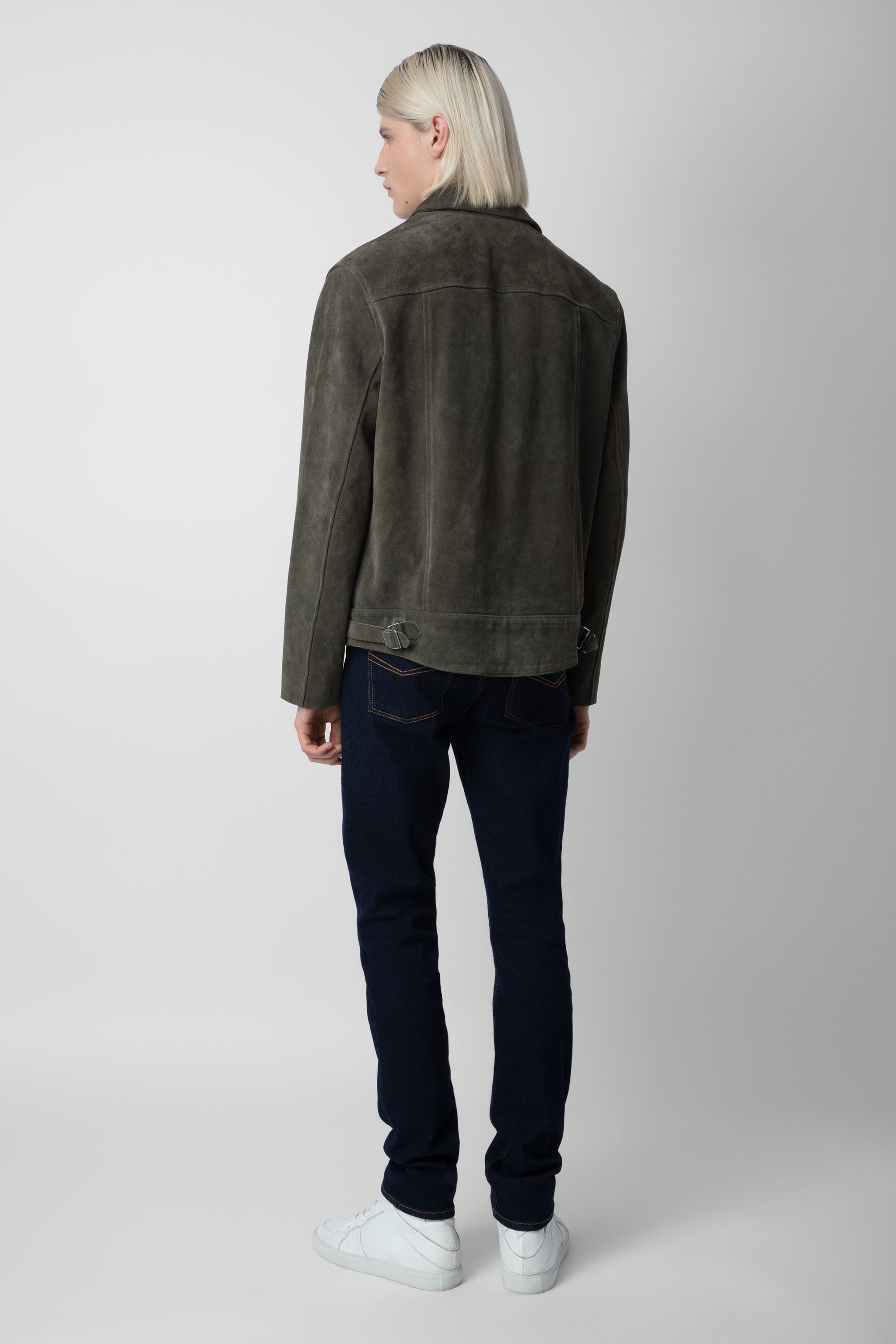 ZHORS LIGNE KAKI LEAN SUEDE