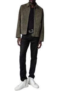 ZHORS LIGNE KAKI LEAN SUEDE