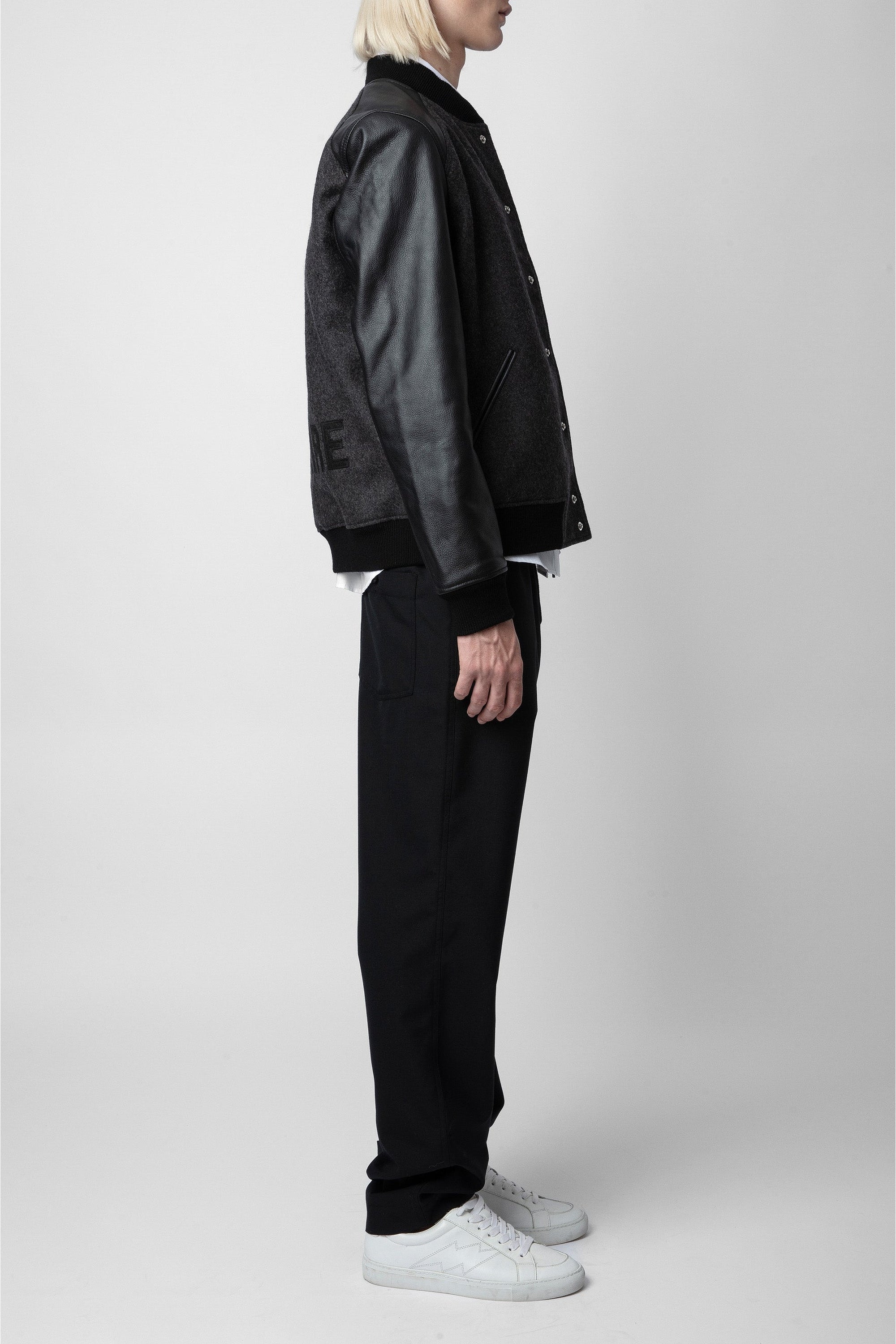 Blouson Birdeh en laine - Anthracite
