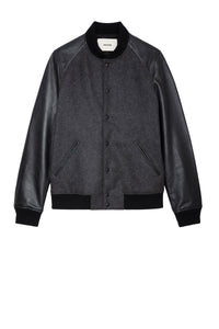 Blouson Birdeh en laine - Anthracite