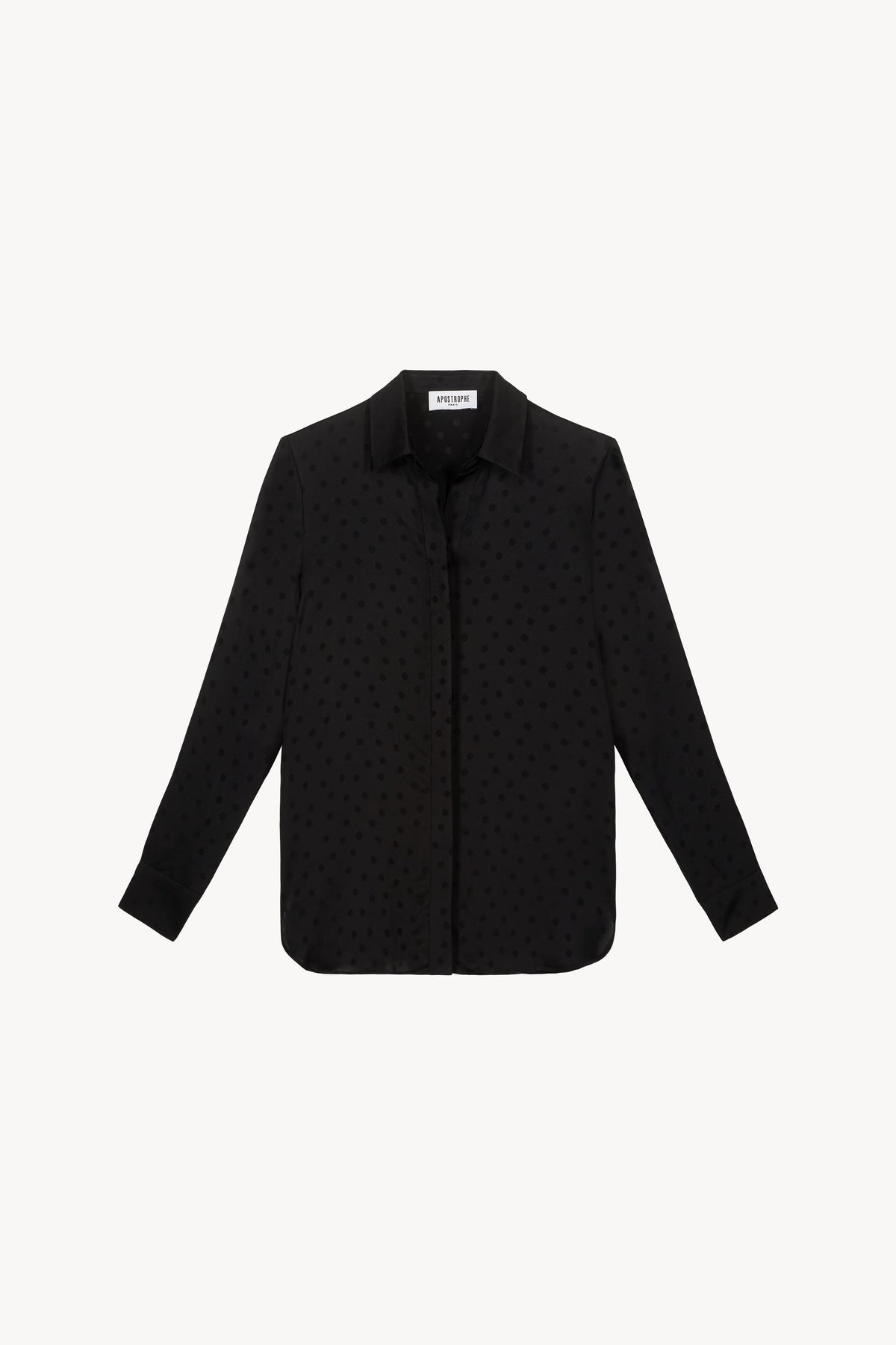 Chemise droite - Noir